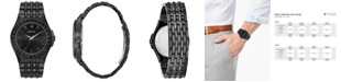 Bulova Men's Phantom Black Stainless Steel Bracelet Watch 42mm